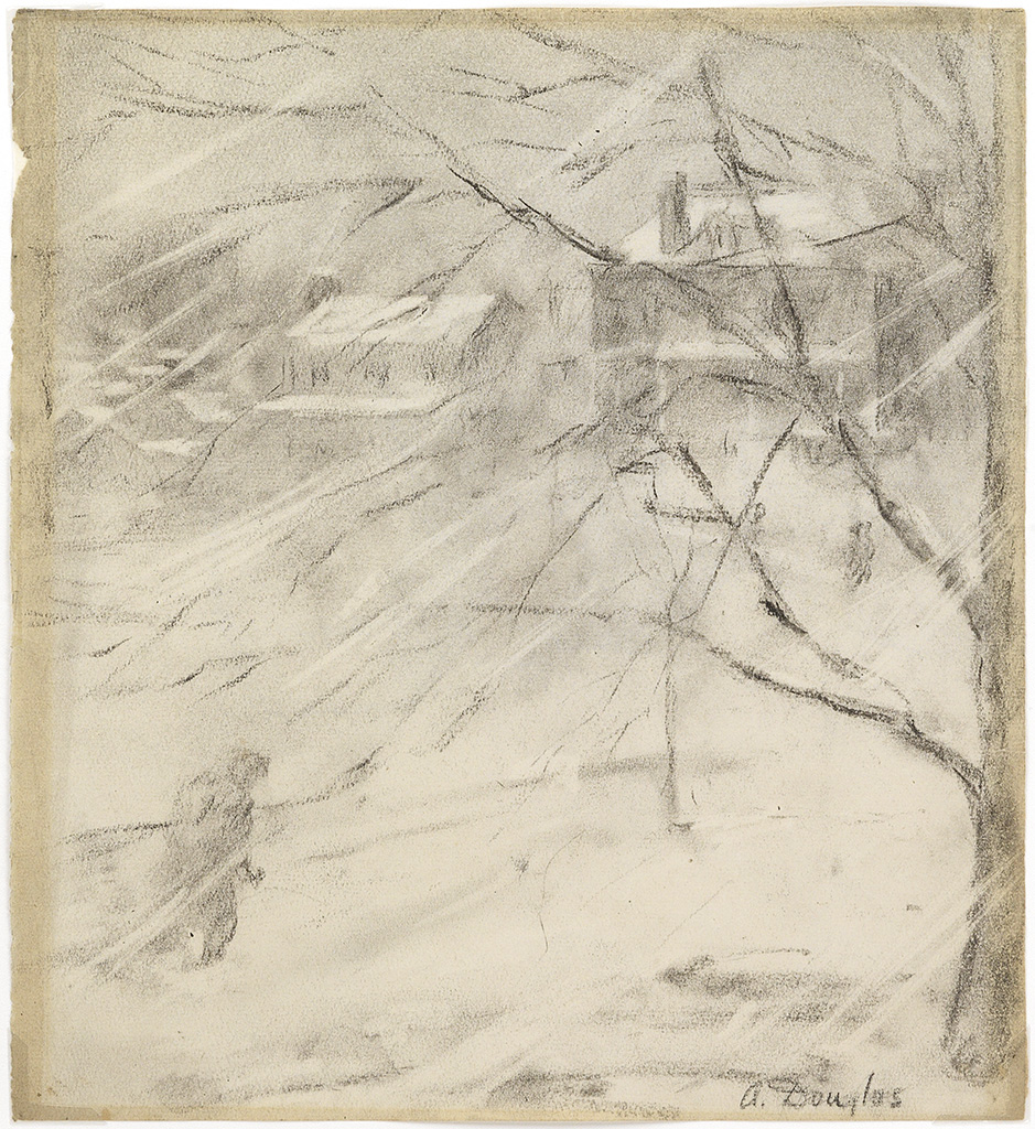 AARON DOUGLAS (1898 - 1979) Snow Storm.